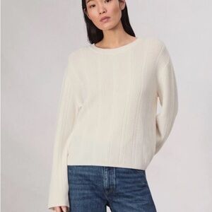 Rag & Bone Cream Cashmere Sweater